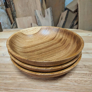 
            
                Load image into Gallery viewer, WOODEN SALAD BOWL / OAK FRUIT PLATE
            
        