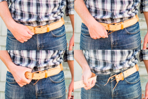 
            
                Load image into Gallery viewer, leather belt gift for husband
            
        