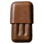 Vintage leather cigar case