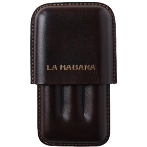 brown leather cigar holder 