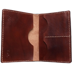 vertical leather wallet