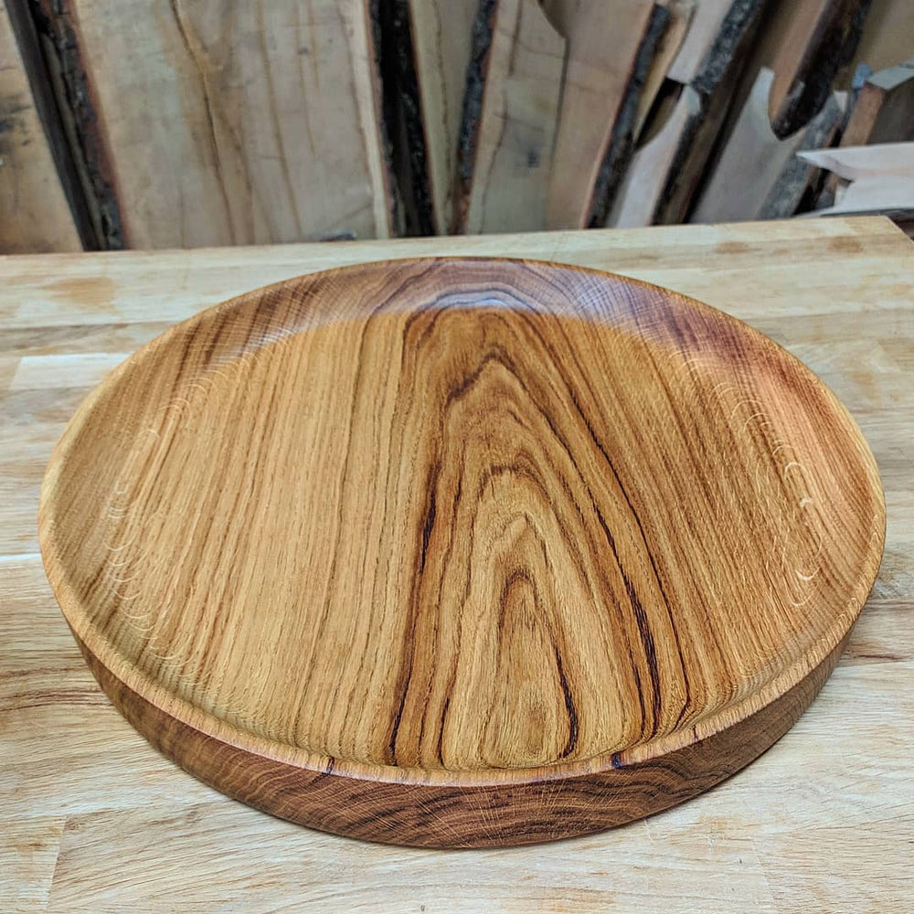 handmade oak wood serving board