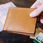 Italian leather mens wallet