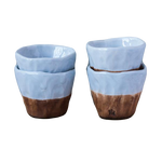blue sake cup shot drink