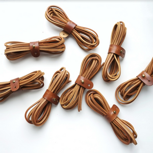 Leather Shoelaces  Handmade Italian Leather Shoelaces – Handmade