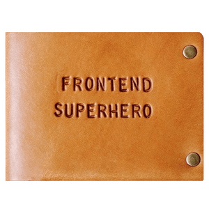 leather handmade slim wallet