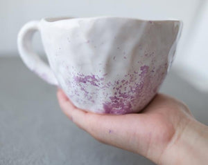 cappuccino  clay mug