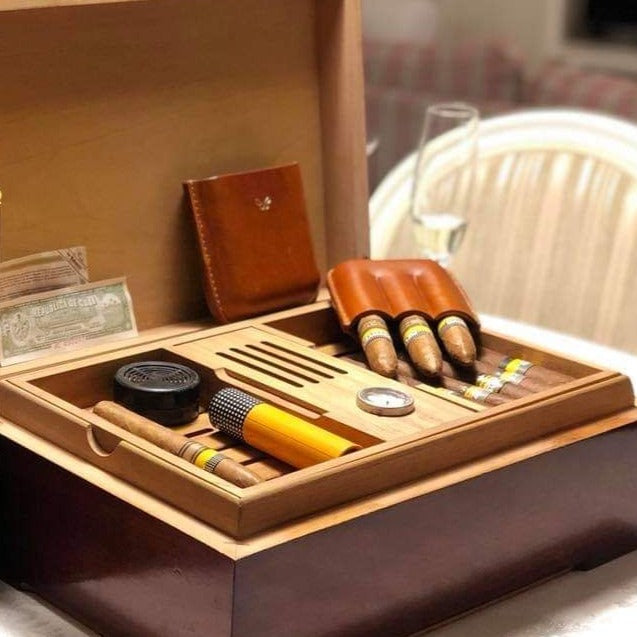 Custom Name Handmade Cigar Case Christmas Gift