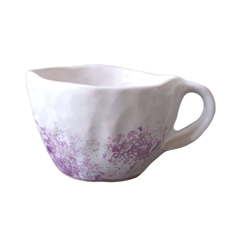 
            
                Load image into Gallery viewer, ceramic tea cup with handle
            
        