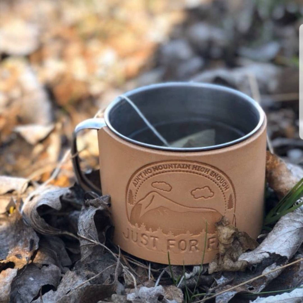 
            
                Load image into Gallery viewer, Leather Travel Mug
            
        